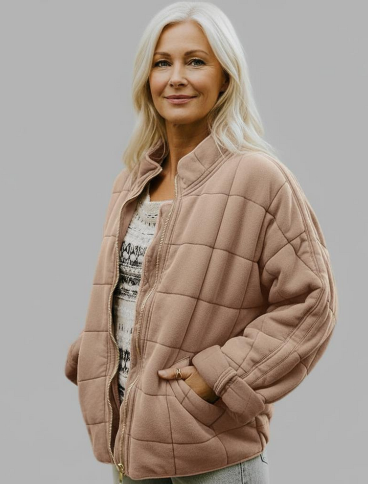 Andrea™ | Stilren och Bekväm Quiltad Jacka