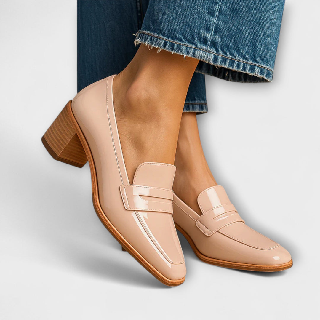 Elaine - Glansiga Loafers