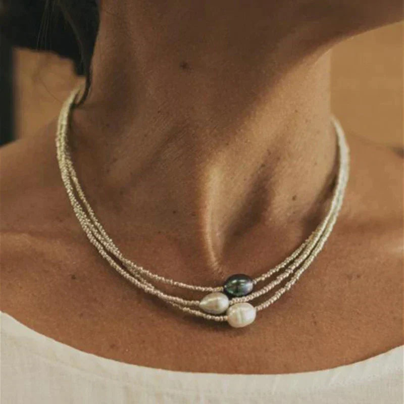 LUMEN PERLA | ELEGANSENS VISKNING HALSBAND
