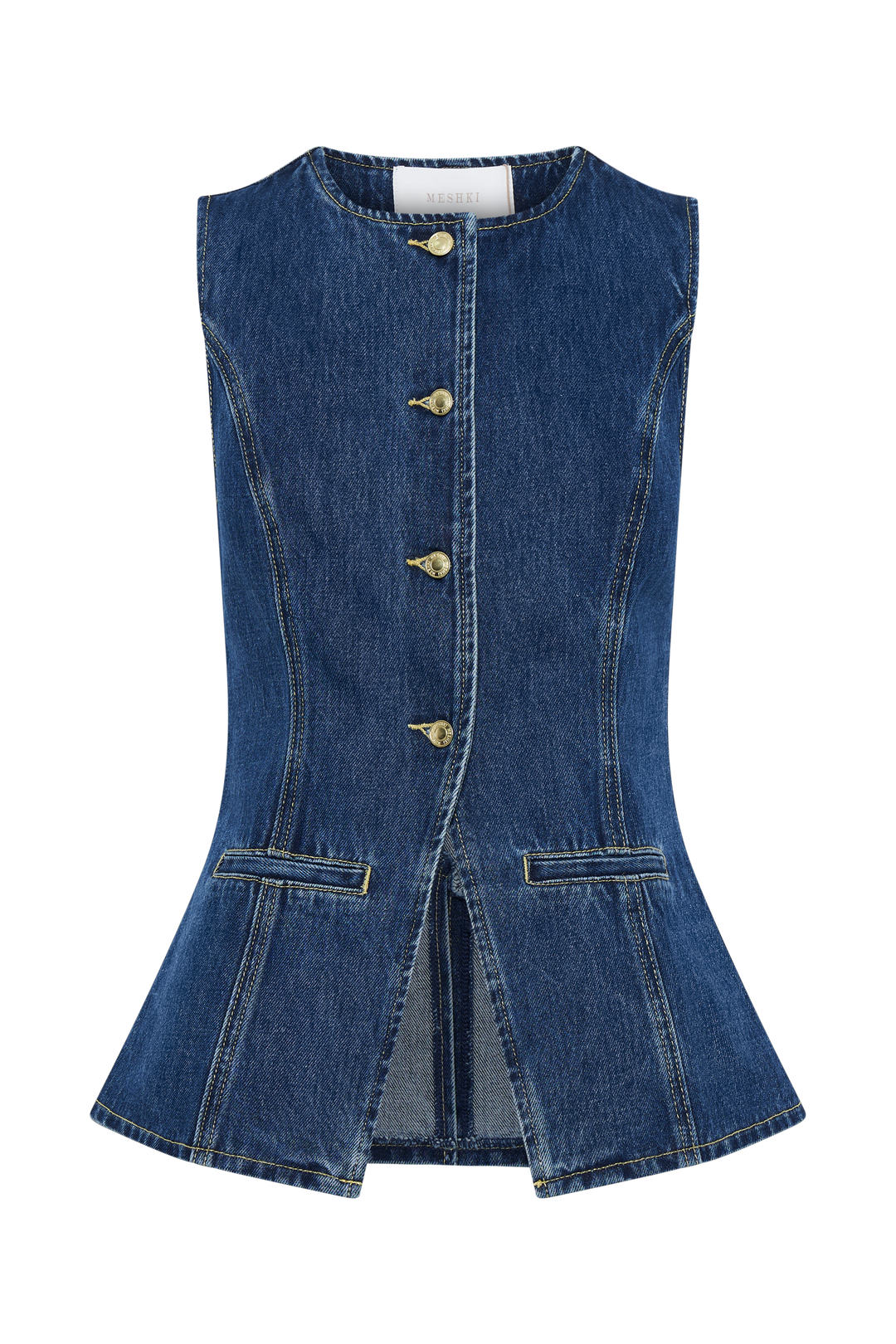 LANA™ | Trendigt denimset med knappar