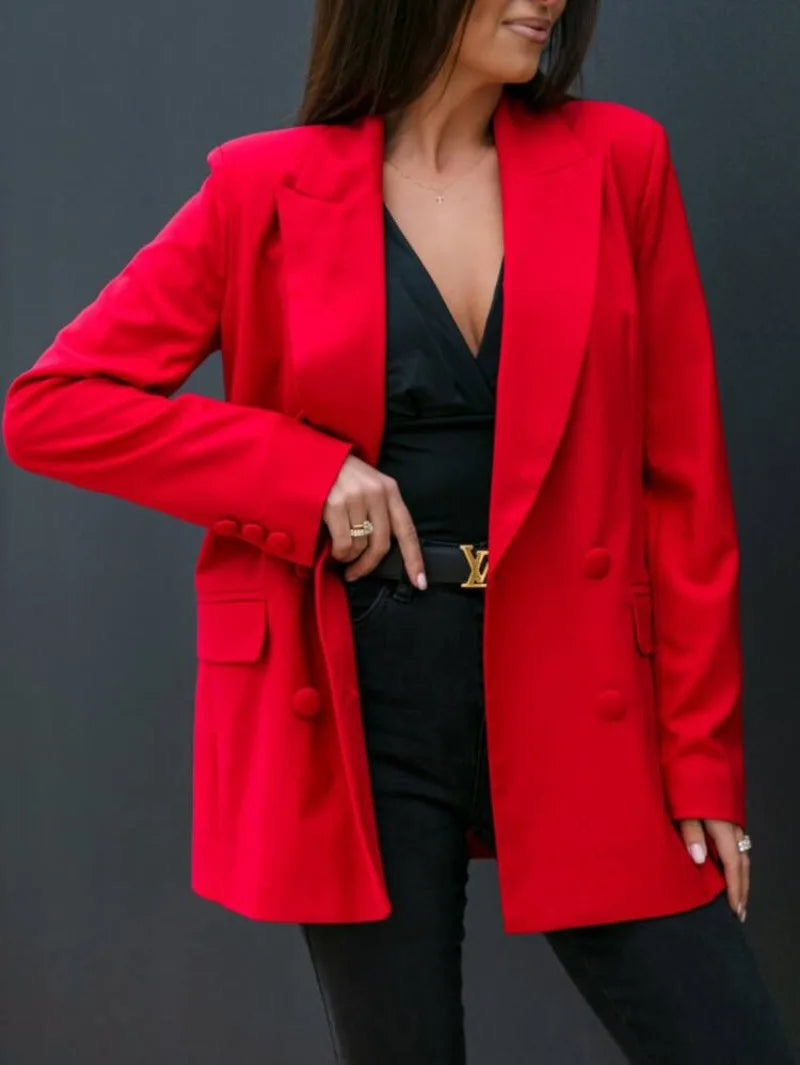 Zoe™ - Chic Dubbelknäppt Blazer