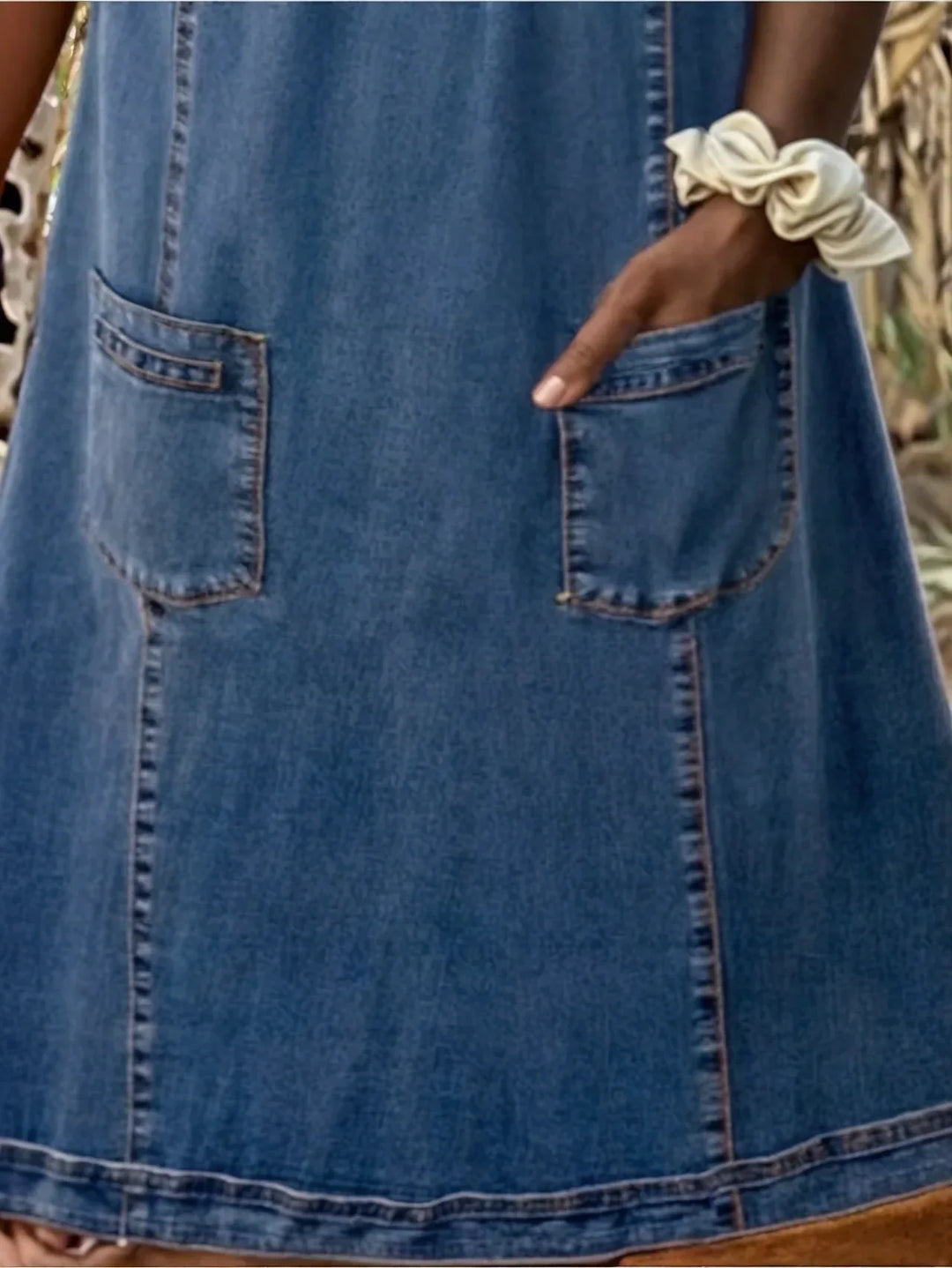 Mandy® | Mjuk Denimklänning