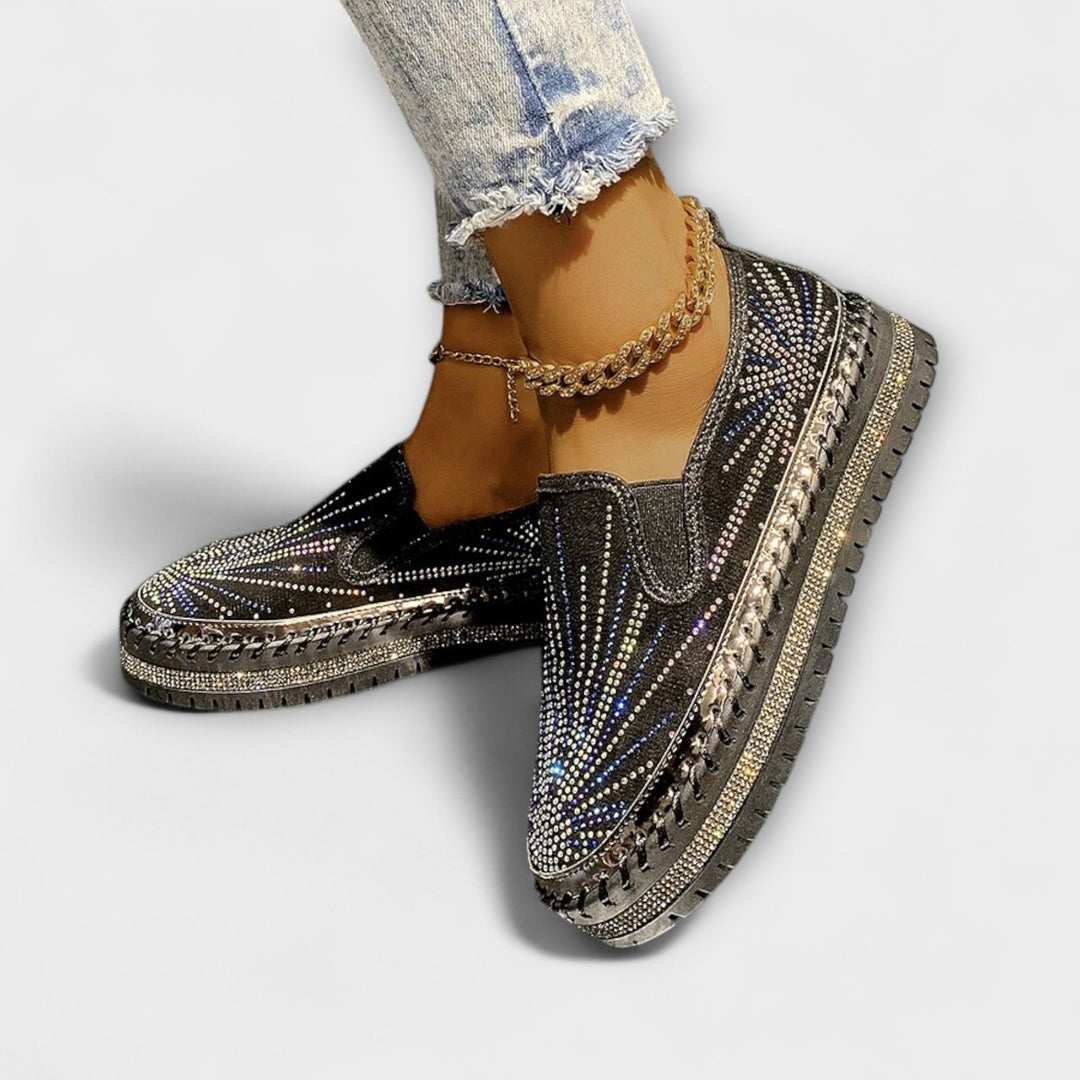 Sable | Slip-on med glittrande sten detaljer