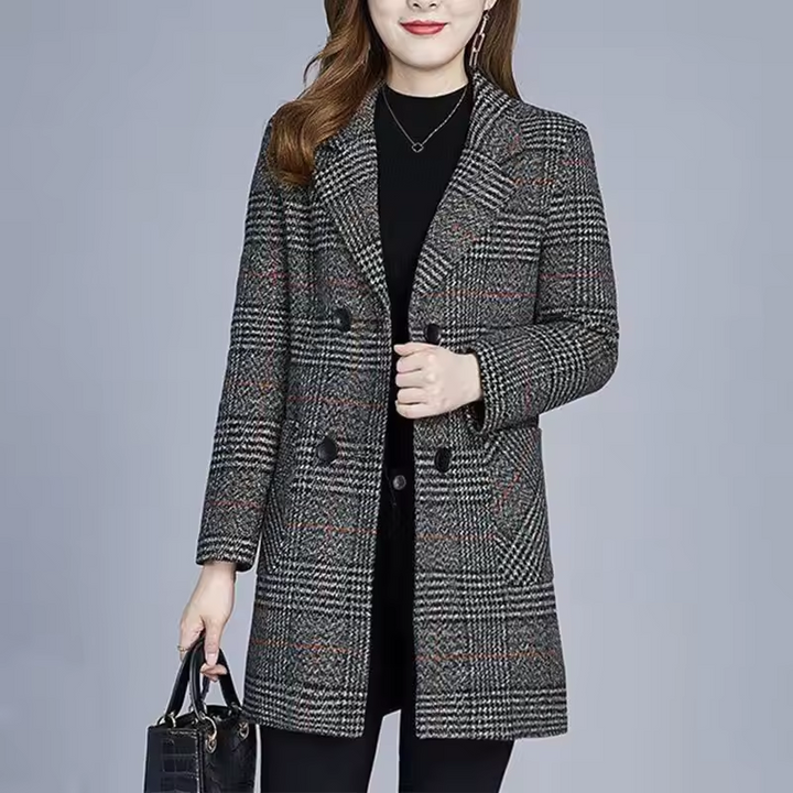 Aubrey™ - Elegant Rutigt Blazer
