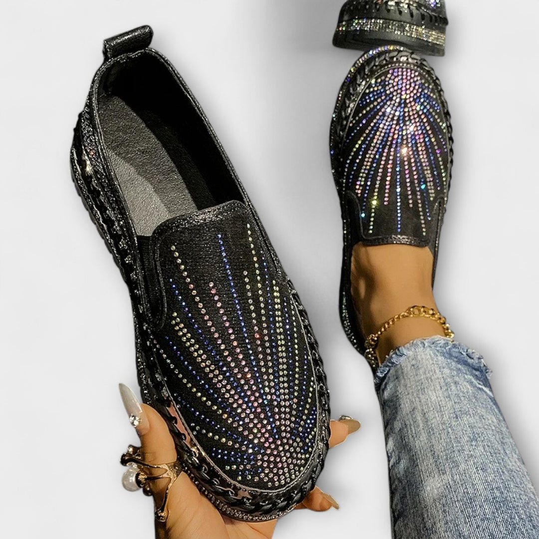 Sable | Slip-on med glittrande sten detaljer