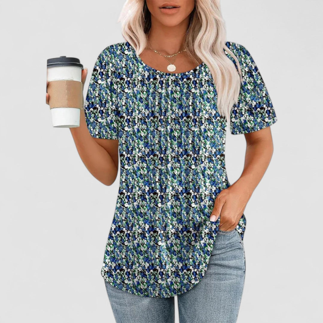 LANA™ | Linna – Långärmad blus i mjuk viskos