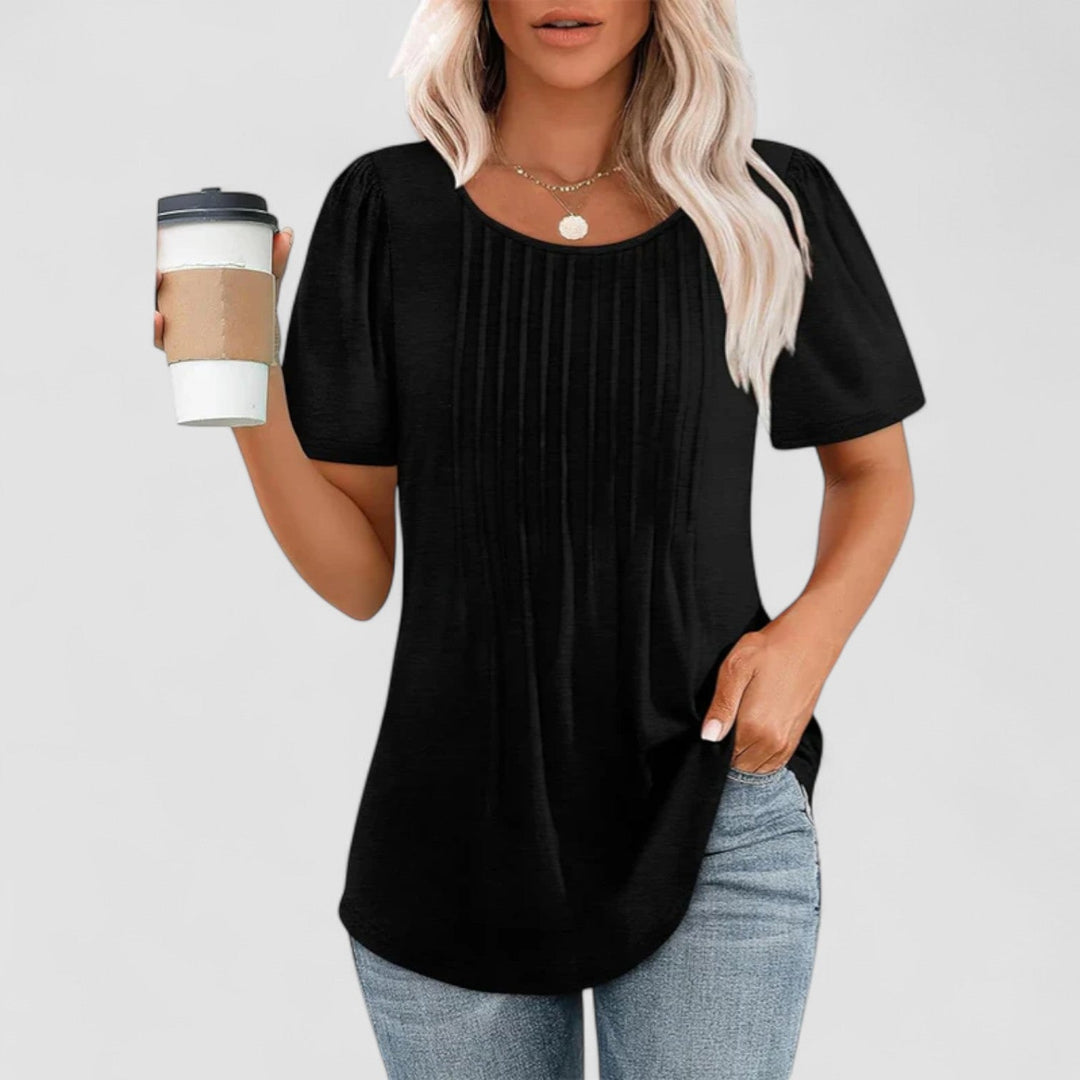 LANA™ | Linna – Långärmad blus i mjuk viskos