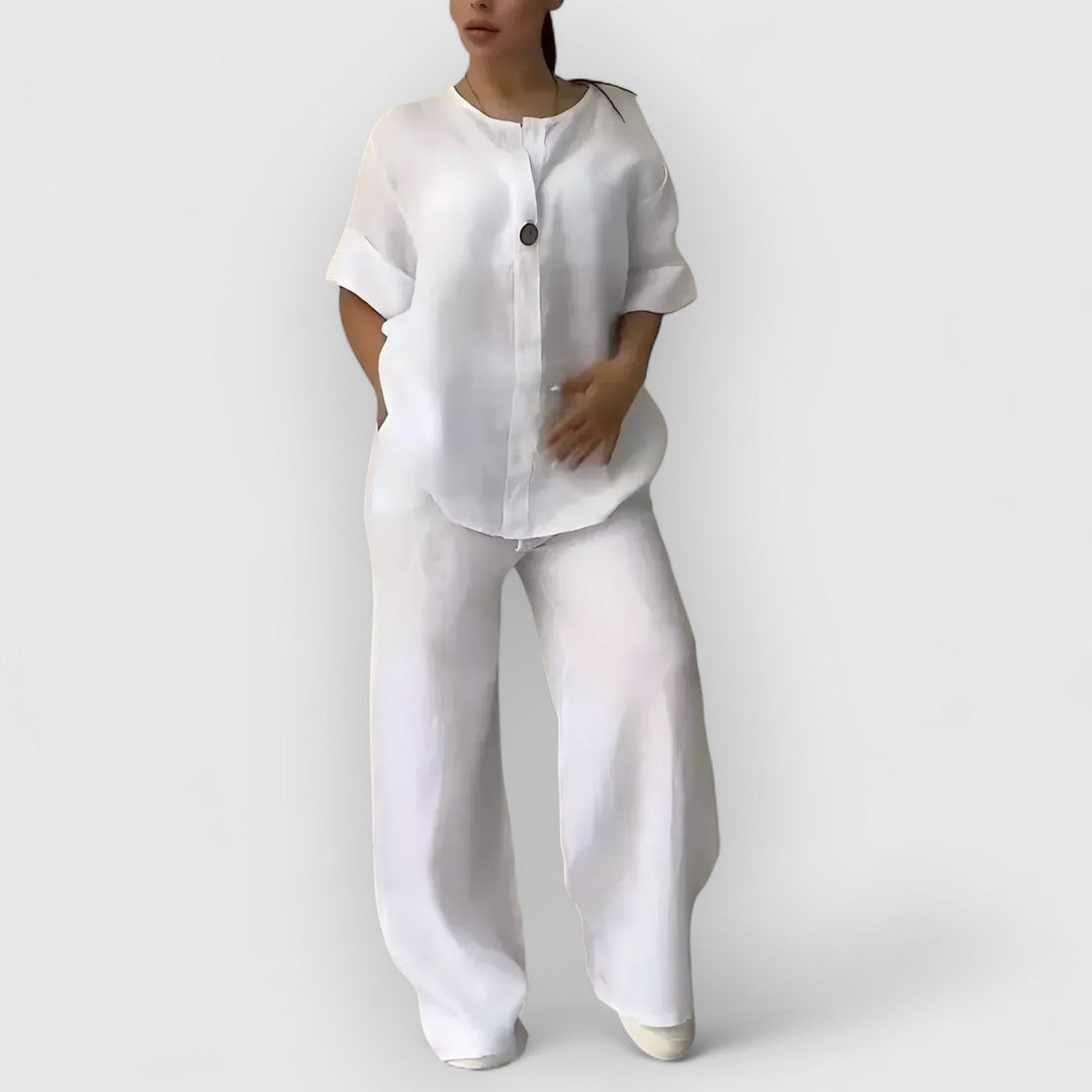 LANA™ | Margherita – Tvådelat linneset i avslappnad, elegant stil