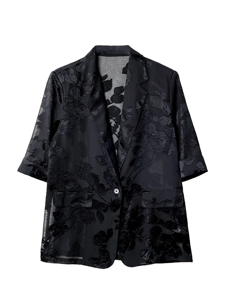 Aubrey™ - Elegant Blommig Blazer