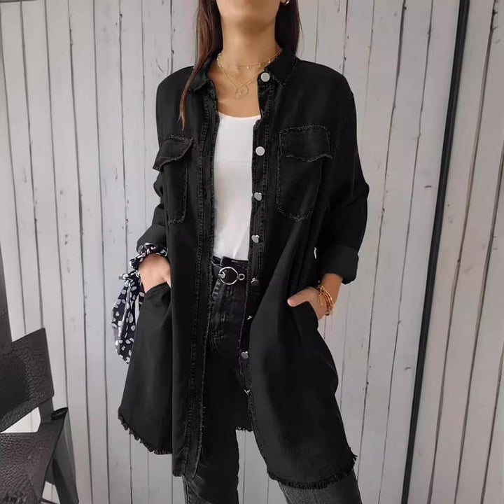Mia™ - Trendig Oversized Denim Blazer