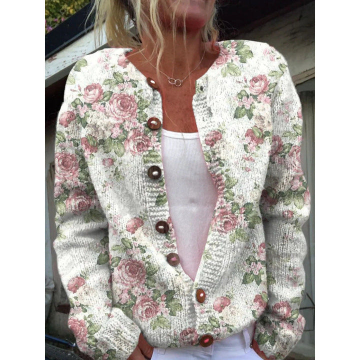 Lotte™ – Lätt cardigan med lekfullt tryck