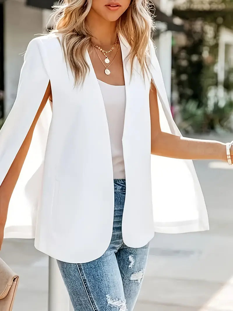Olivia™ - Chic Cape Sleeve Blazer