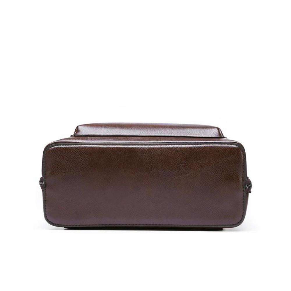 Klassisk ryggsäck med dubbel dragkedja - Ren design