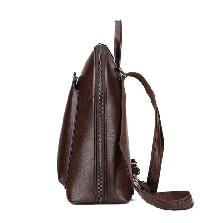 Klassisk ryggsäck med dubbel dragkedja - Ren design