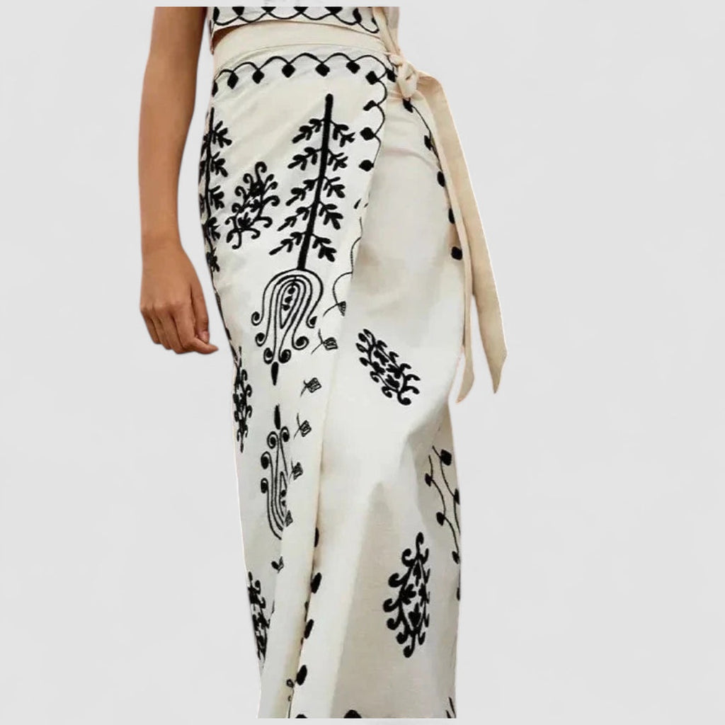 LANA™ | Camilla - Tryckt Top och Kjol