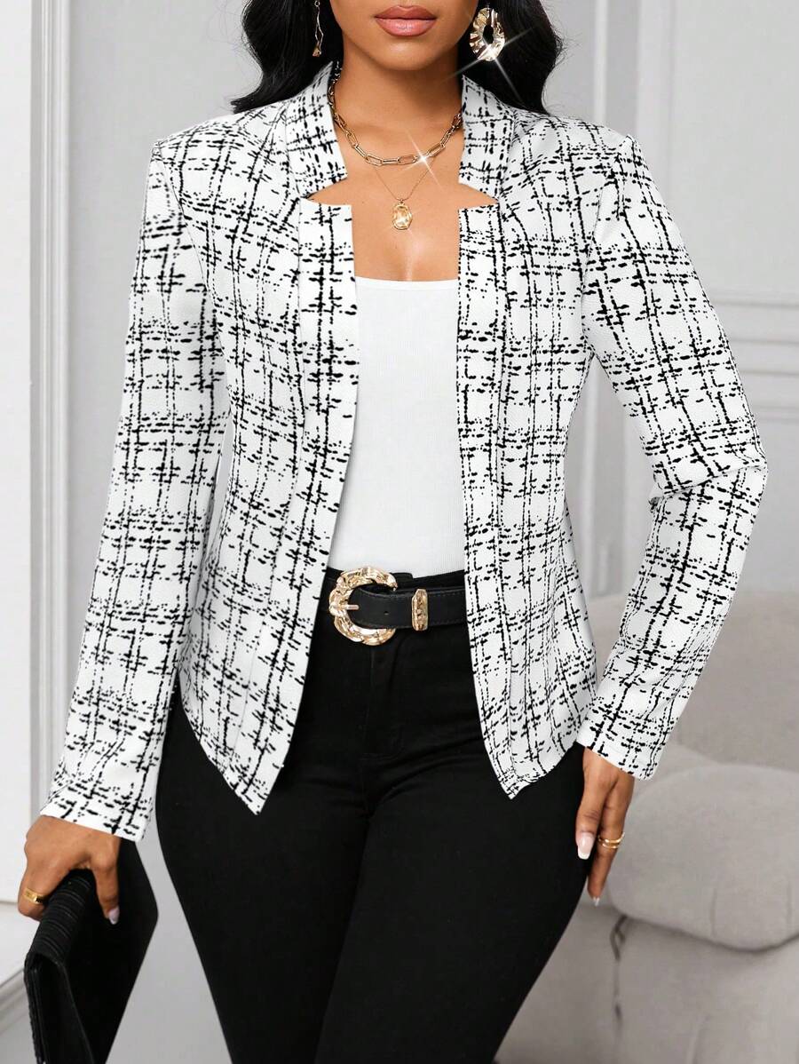 Ellie™ - Chic Rutigt Blazer