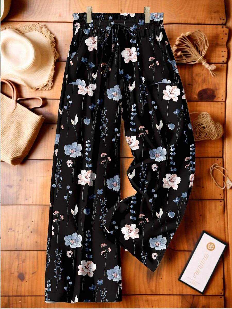 Anne™ I Blomsterbyxor med vidde