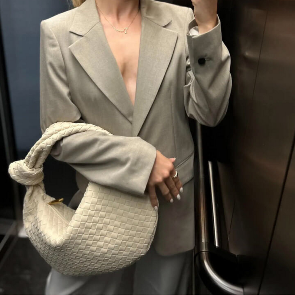 Tania™ - Stor flätad handväska