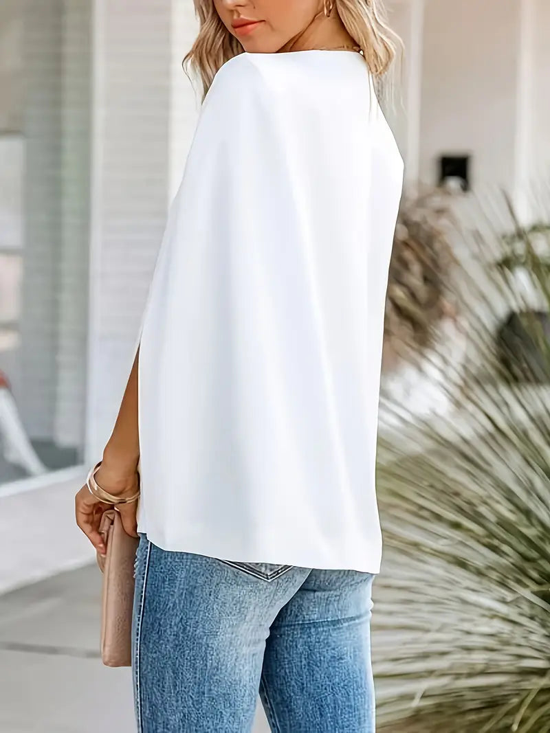 Olivia™ - Chic Cape Sleeve Blazer