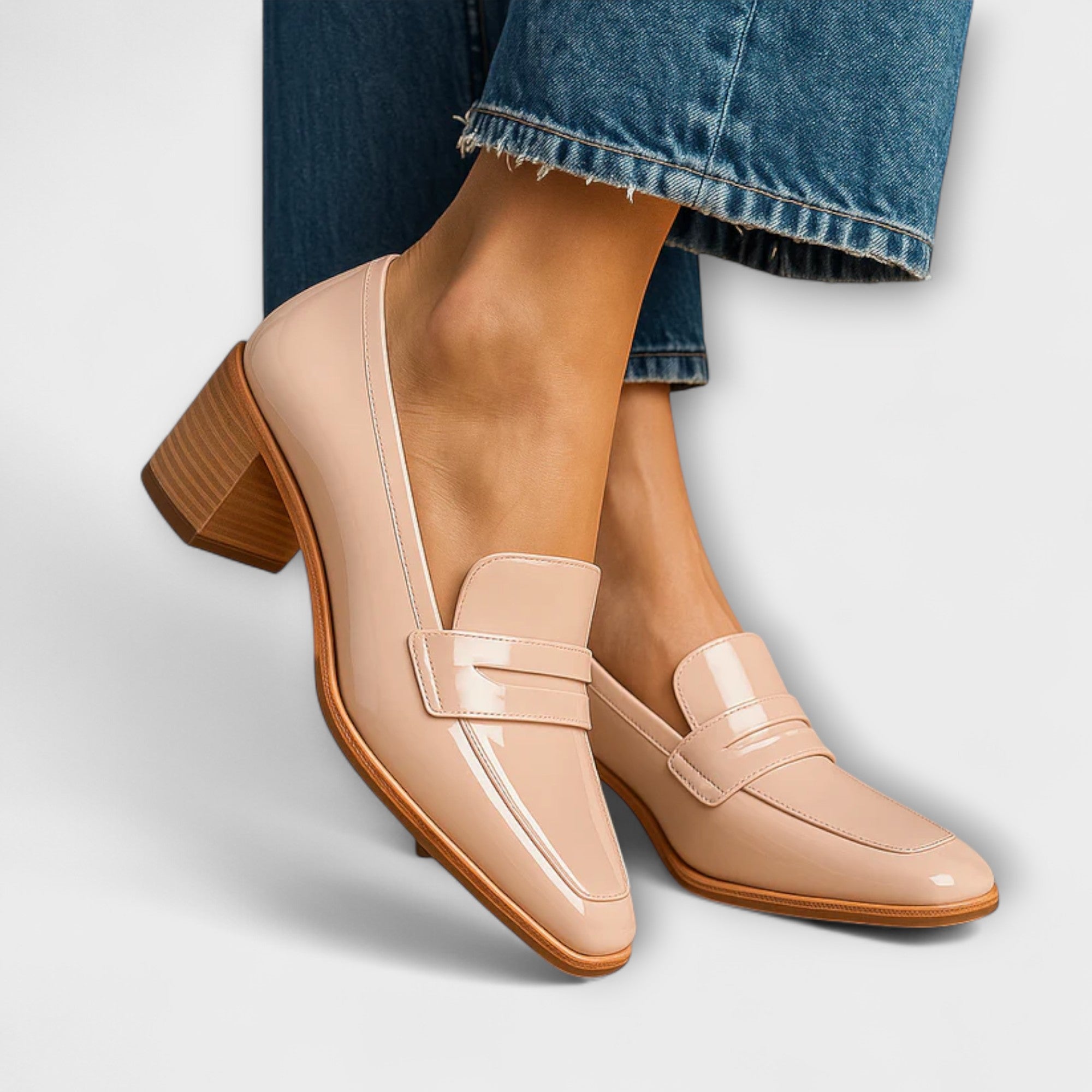 Elaine - Glansiga Loafers