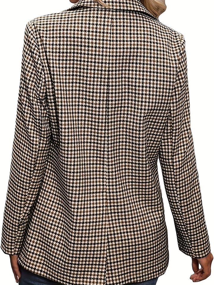 Luna™ - Elegant Rutigt Blazer