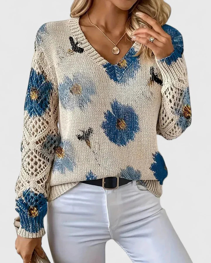 Aurélie | Elegant Stickad Tröja