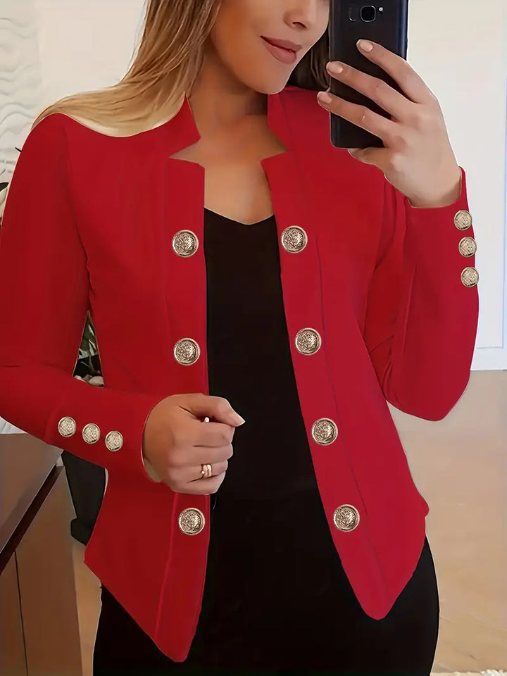 Layla™ - Stilren Dubbelknäppt Blazer