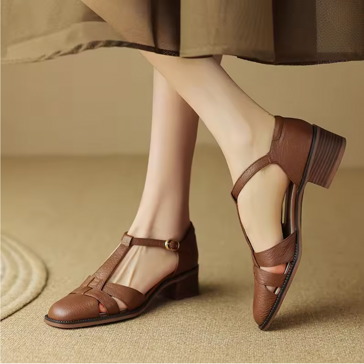 Elin ™| Sylviera T-Strap Ballerinas