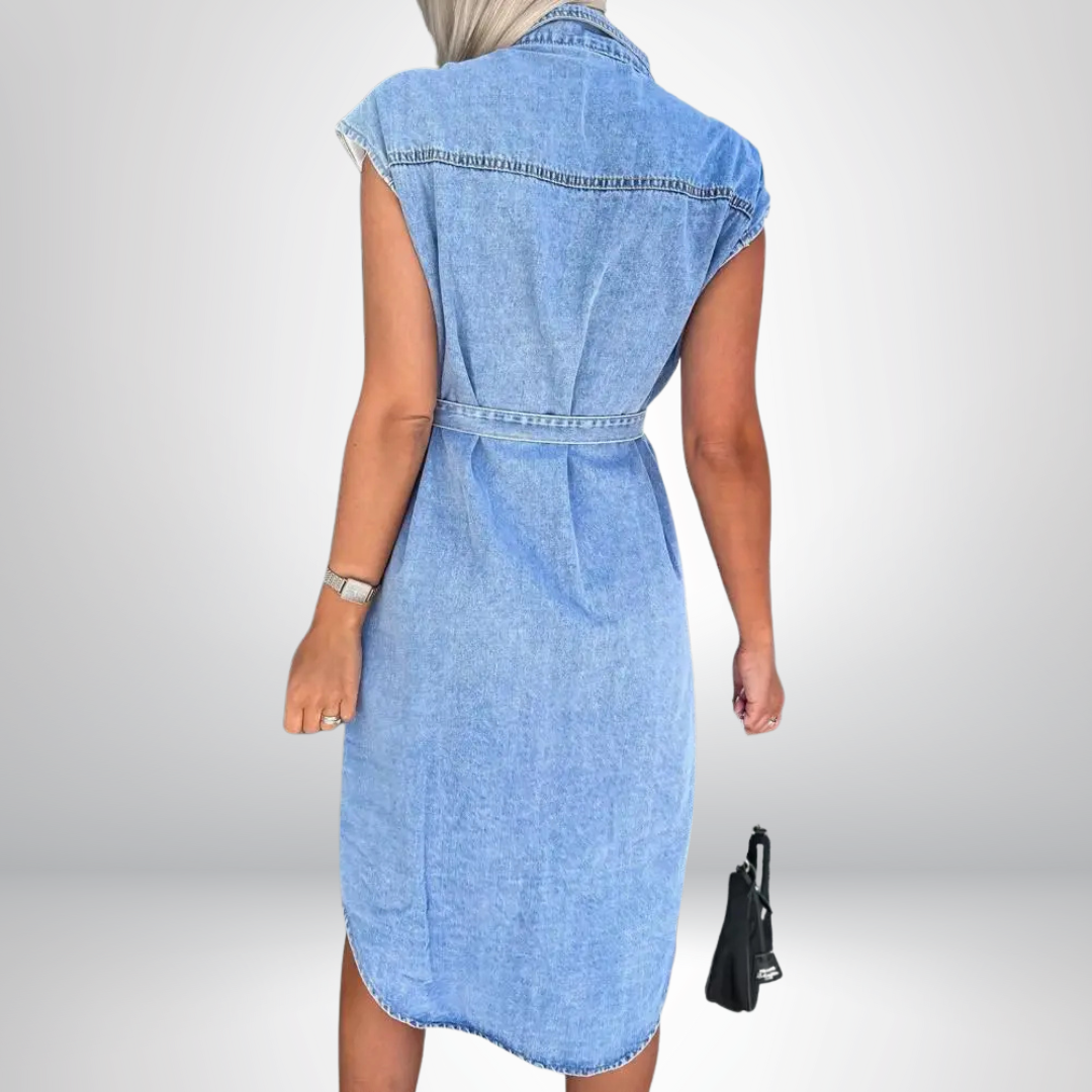 LANA™ | Noelle - Vardagschic denimklänning