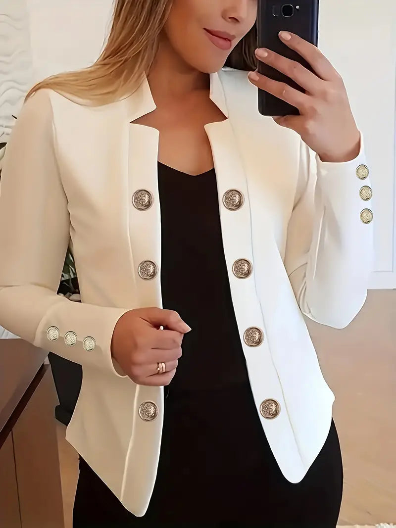 Layla™ - Stilren Dubbelknäppt Blazer