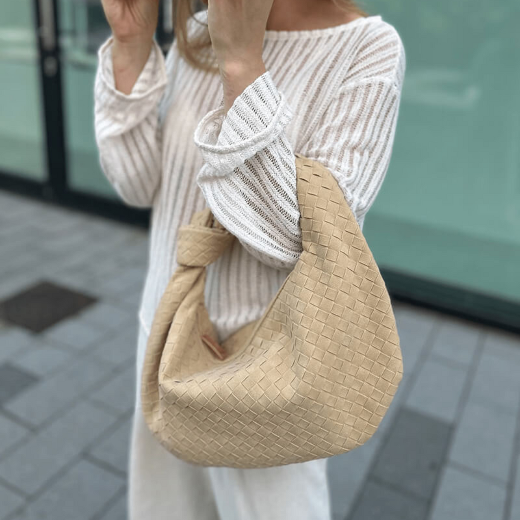Tania™ - Stor flätad handväska