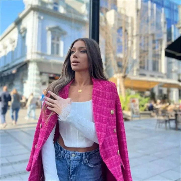 Amelia™ - Stilren Tweed Blazer