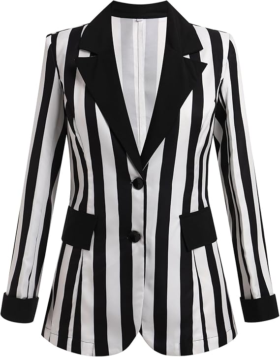 Luna™ - Elegant Randig Blazer