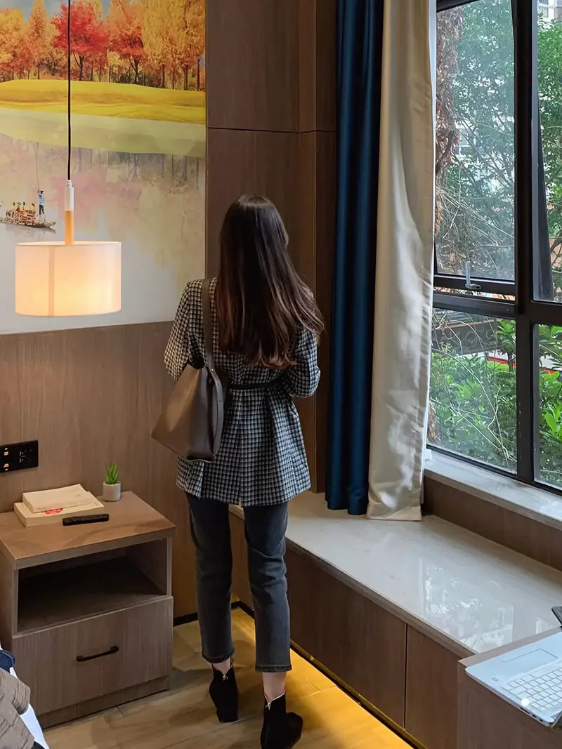 Lily™ - Stilig Rutig Blazer