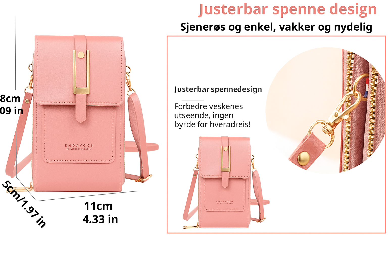 LANA™ | Crossbody-väska med mobiltelefon