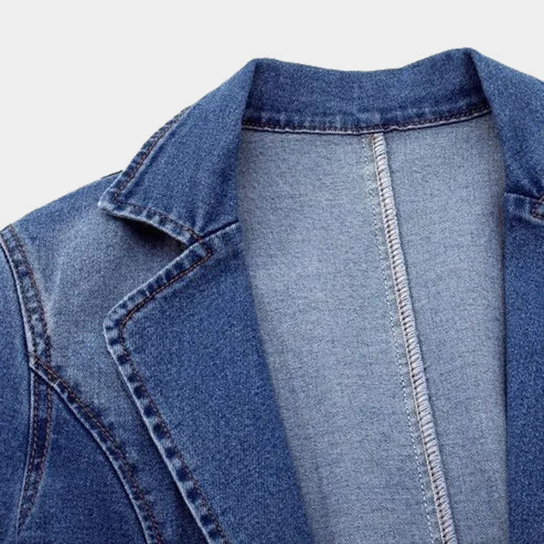 LANA™ | Meja - Elegant Denim Blazer
