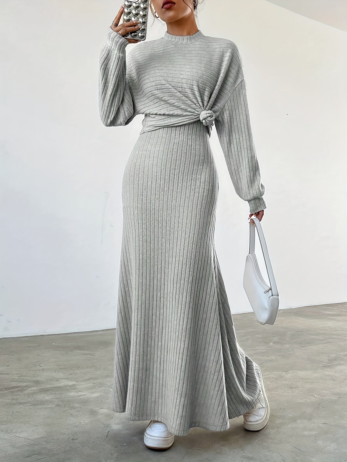 LANA™ | Avslappnad klänning för kvinnor + Gratis tröja