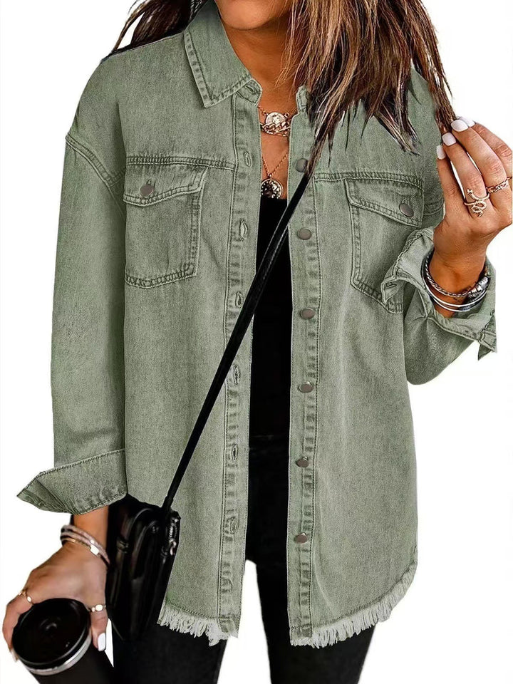 LANA™ | Claire - Klassisk Jeansjacka