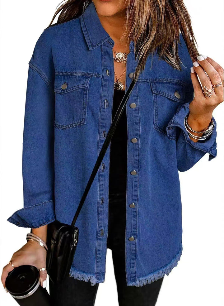 LANA™ | Claire - Klassisk Jeansjacka