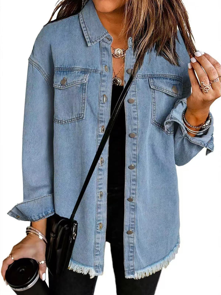 LANA™ | Claire - Klassisk Jeansjacka