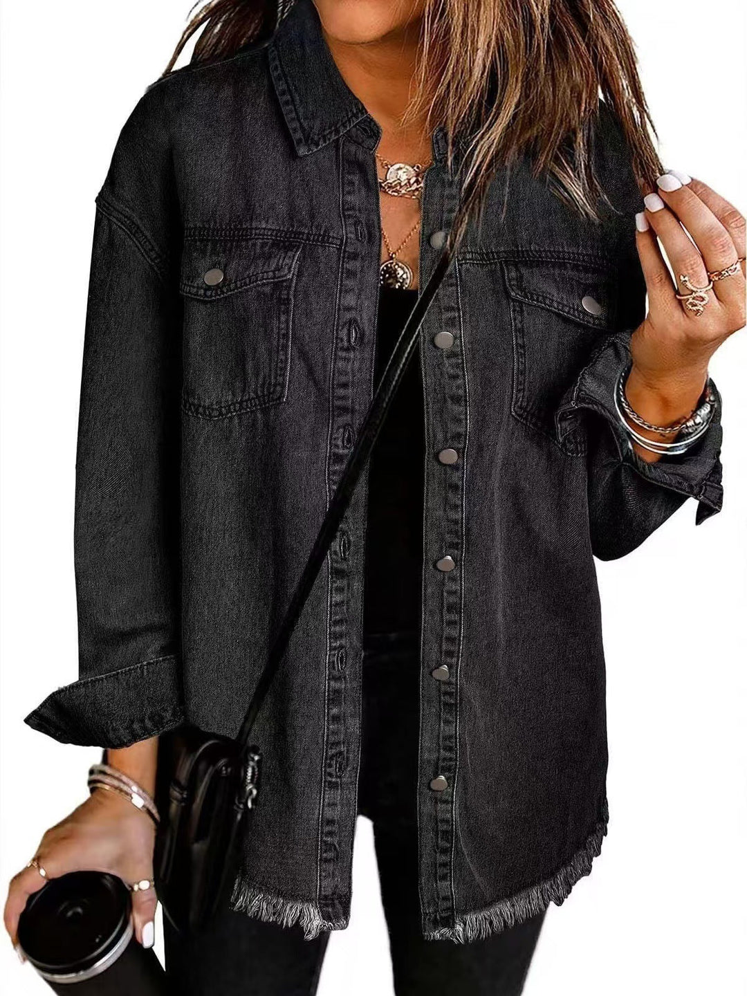 LANA™ | Claire - Klassisk Jeansjacka