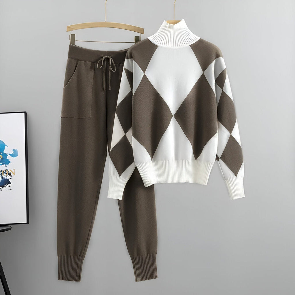 LANA™ | Varmt set med hög krage