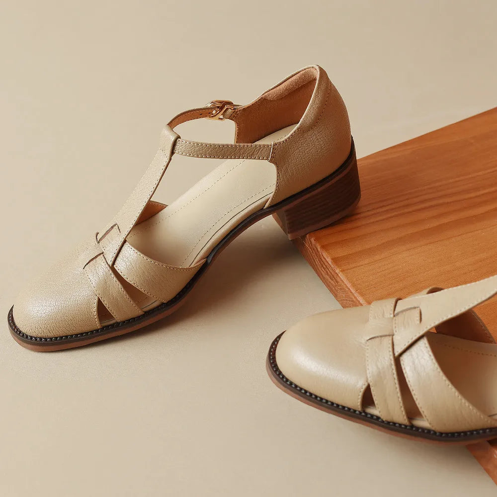 Elin ™| Sylviera T-Strap Ballerinas