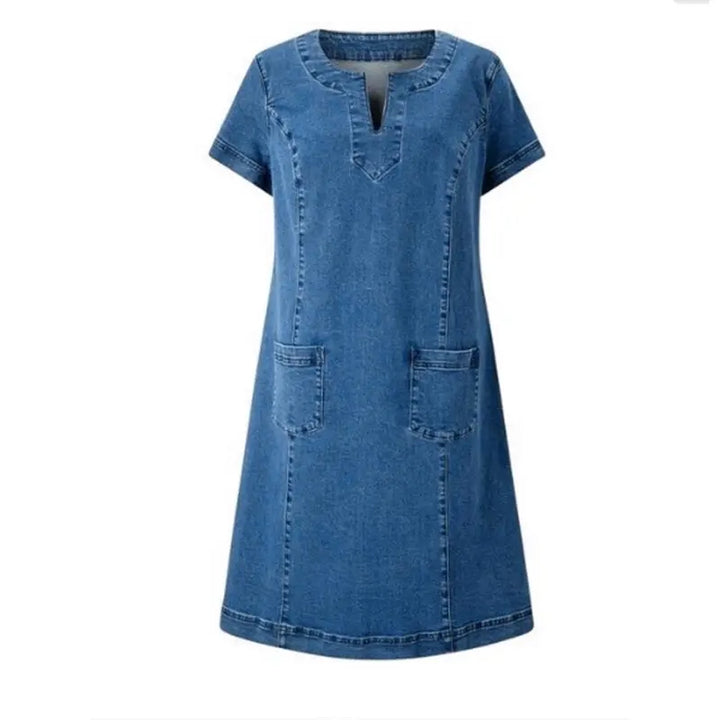 Mandy® | Mjuk Denimklänning