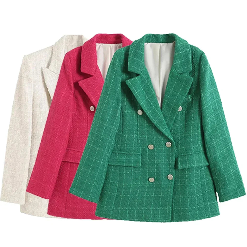 Amelia™ - Stilren Tweed Blazer