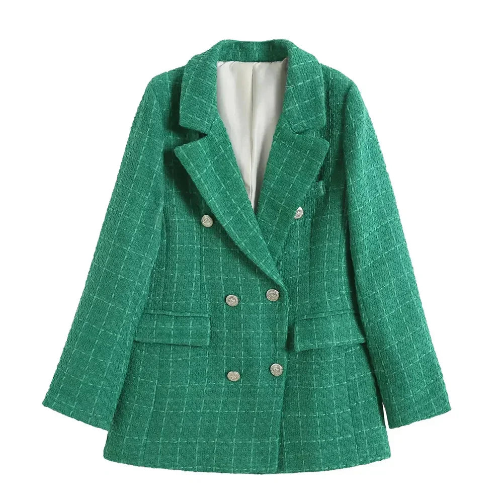 Amelia™ - Stilren Tweed Blazer
