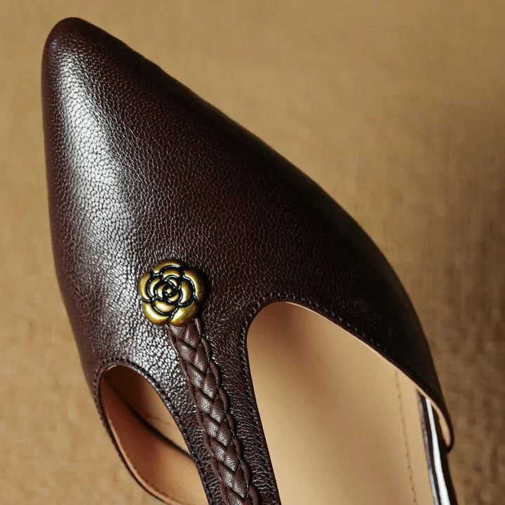 Elin ™| Vintera Läder Sandaler