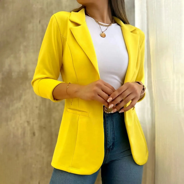 Aria™ - Minimalistisk Långärmad Blazer