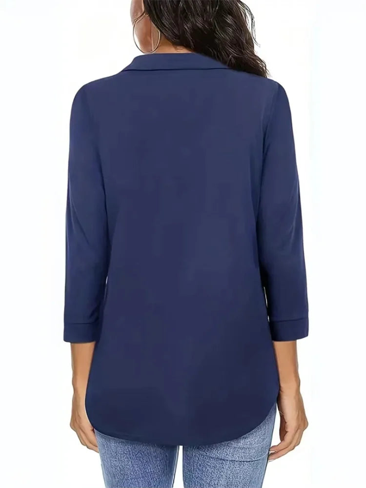 LANA™ | Linnea – Elegant vardagstopp med V-ringning