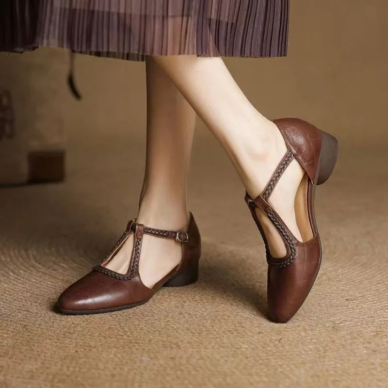 Elin ™| Bevora T-Strap Sandals